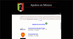 Desktop Screenshot of ajedrezenmexico.com.mx
