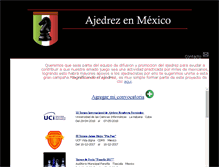 Tablet Screenshot of ajedrezenmexico.com.mx